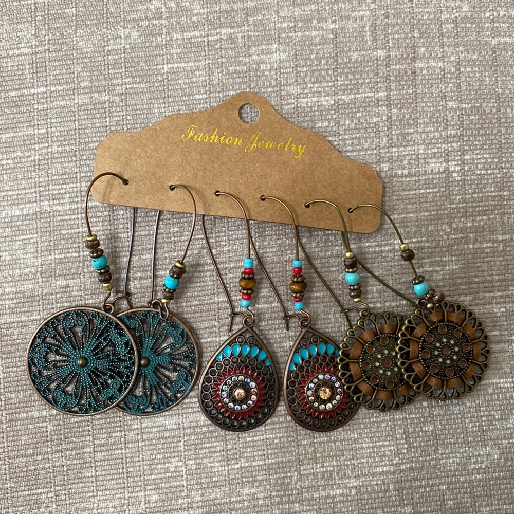 Earrings (Set of 3)